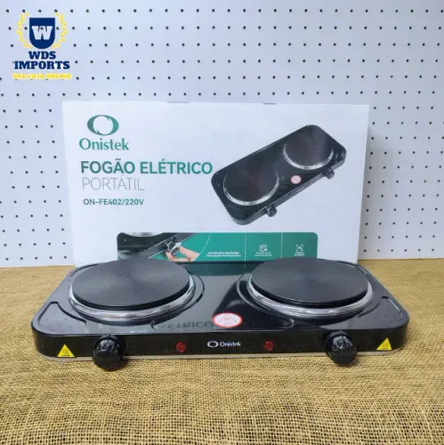 Fogão Elétrico Portátil Onistek 2 Bocas 2000w 220V