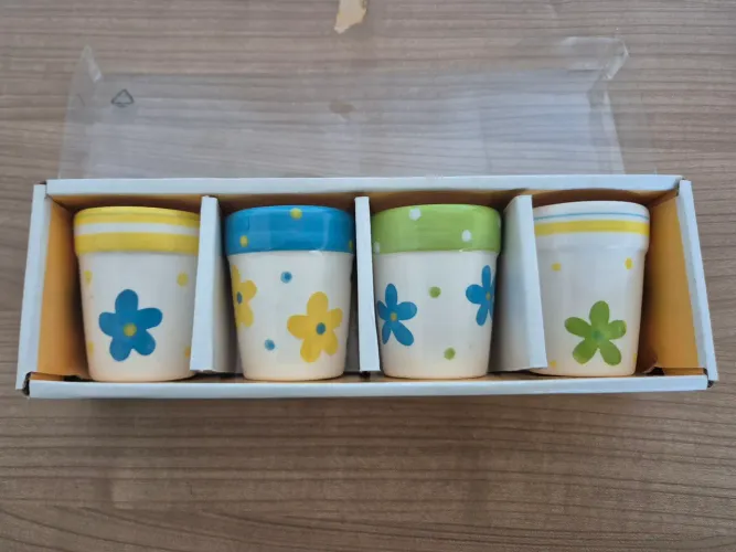 Porta-ovos copinho para ovo cerâmica