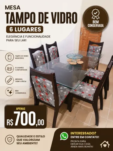 Mesa 6 lugares