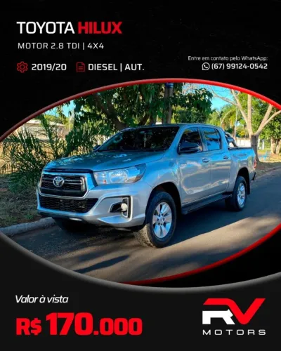 Toyota Hilux CD SR 4X4 2.8 TDI Diesel Aut. 2020