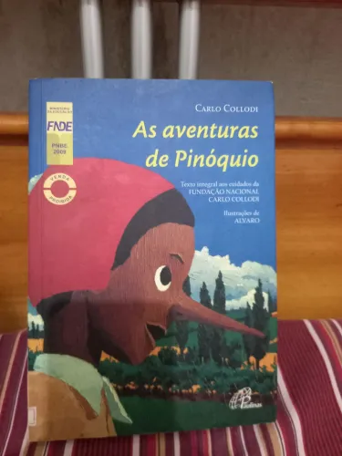 Livro As Aventuras de Pinóquio