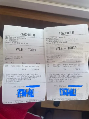 Voucher Riachuelo