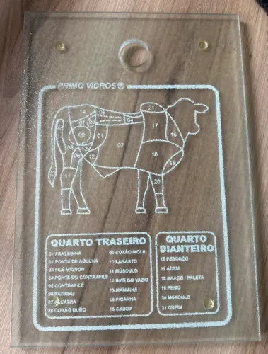 Tábua em vidro