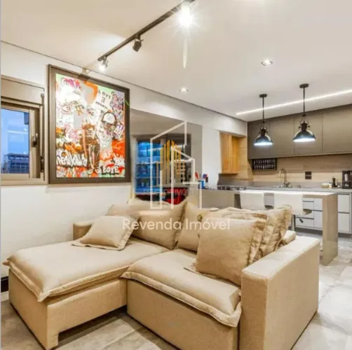 KEY Moema - Apartamento de 65m² com 2 dormitorios, 2 banheiros, 1 sala e 1 vaga