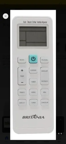 Vendo ar condicionado Britânia 9000 btu nf