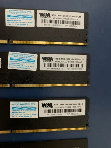 Memórias RAM DDR4 4GB 2666MHz WinMemory