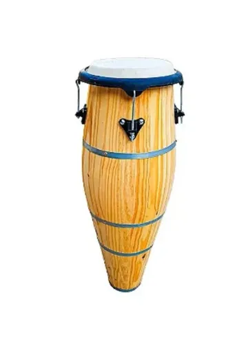 Atabaque tradicional (LÊ) de 90cm aro confortável boca 9" com suporte