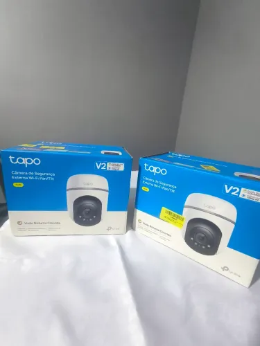 Kit 2 Câmeras Externa TP-Link Tapo TC40 Wi-Fi 360° Full HD Pan Tilt