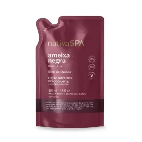 Refil Nativa SPA Ameixa negra Desedorante hidratante corporal