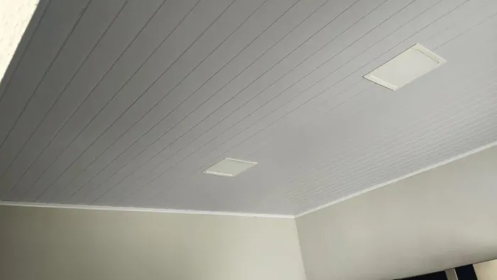 Forros pvc instalado mantas e luminárias
