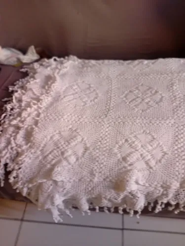 Concha de cama de casal de Croché