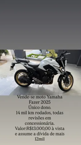 Vende-se Yamaha fazer 250cc