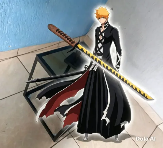 Katana inspirada no anime bleach ( tenza zangetzu )