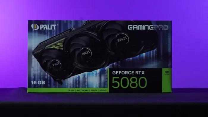 RTX 5080 Palit GamingPro por R$9.199,00