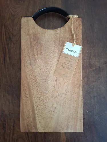 Tábua Art Wood [Copa&Cia] | 32,5 cm x 17,5 cm, Madeira, Steel