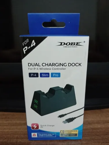 Base Carregadora PS4 Dupla. Dualshock 4. Fácil conexão. PS4, Playstation 4, Playstation.
