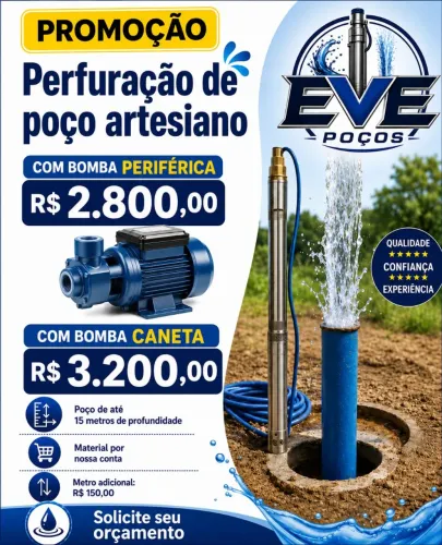 Poço semi artesiano