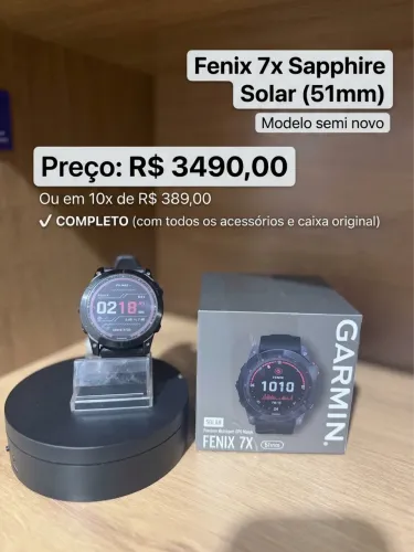 Garmin Fenix 7x Sapphire Solar