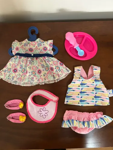 Kit acessórios e roupinhas baby alive 