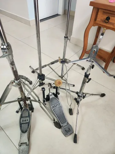Kit de Ferragens de Bateria ( ñ sonor mapex ludwig dw rmv yamaha tama pearl odery nagano ?
