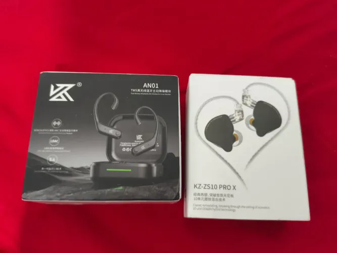 Fone KZ ZS10 Pro X + módulo AN1 cancelamento de ruido