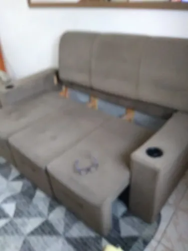 Sofá retrátil 3 lugares
