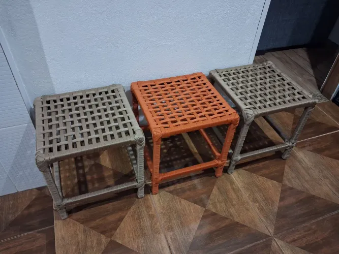 Banco em corda náutica 