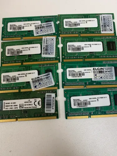 Memória ddr3 de 4gb 12800mhz para notebook 