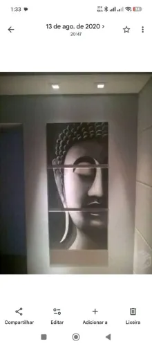 Quadro Buda a óleo 