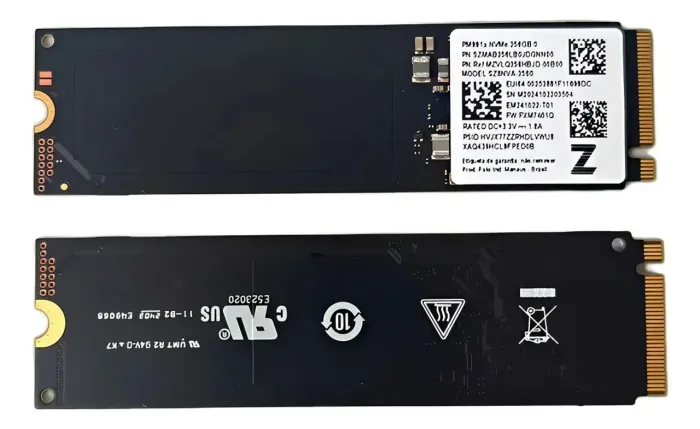 Ssd Samsung Pm991 256gb M.2 2280 Pcie Nvme Pcie Gen3*4 OEM
