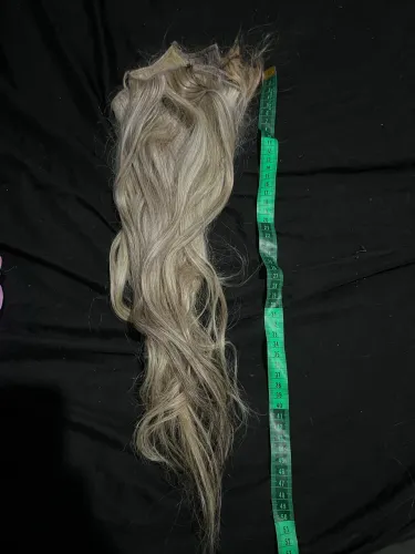 Cabelo loiro vietnamita 50 cm 