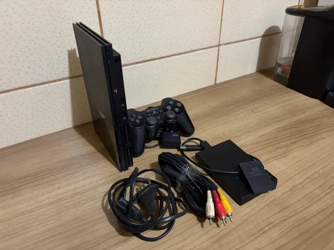 PlayStation 2 Slim Completo com Hd Vários jogos