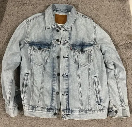 Levis Jaqueta Jeans Premium Azul Claro