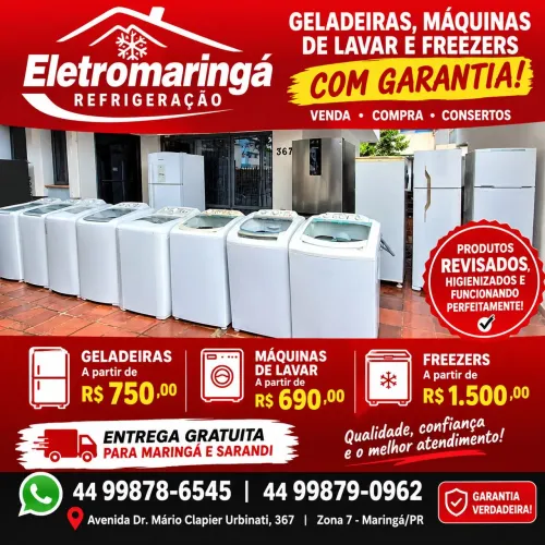 MAQUINAS DE LAVAR ROUPAS COM GARANTIA FUNCIONANDO PERFEITAMENTE HIGIENIZADAS 44