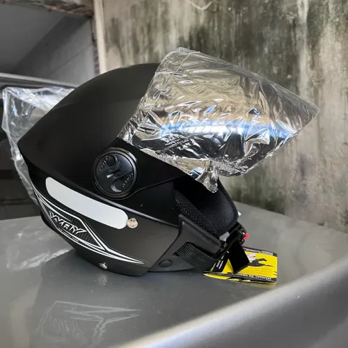 Capacete aberto viseira fume 58 e 60