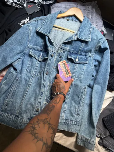 jaqueta denim genes corteiz 2018