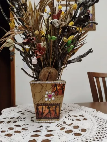 Arranjo com vaso