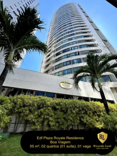 Alugo Apartamento Mobiliado em Boa Viagem, 55 m², 02 quartos (01 suíte)