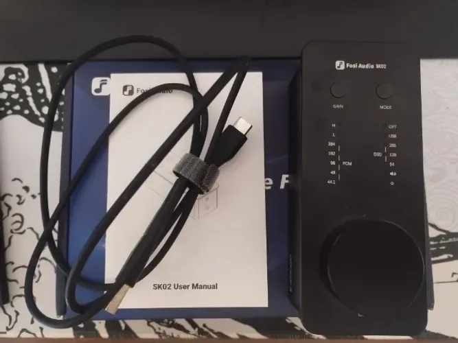 DAC e Amplficador de Fones Fosi Audio SK02 - Excelente estado, até 1100mW de Potência