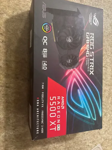 Placa de Vídeo AMD Radeon 5500 XT ROG STRIX 8Gb