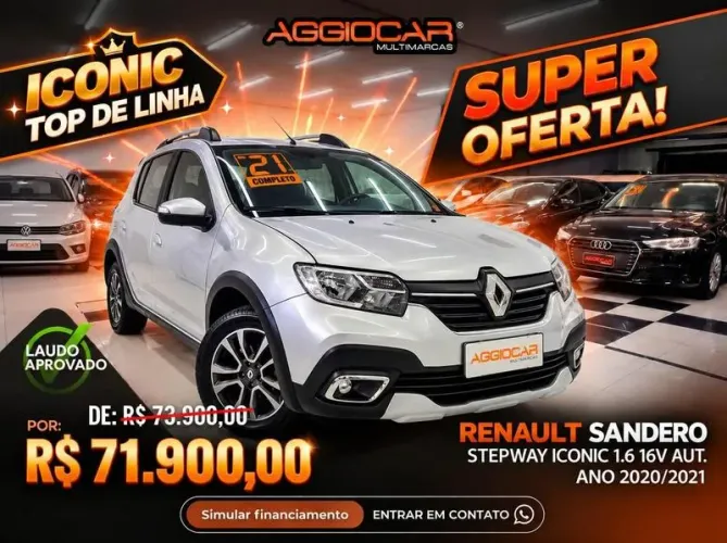 Renault Stepway Iconic Flex 1.6 16V Aut. 2021