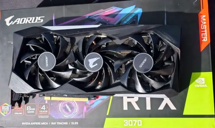 RTX 3070 AORUS MASTER 8GB 