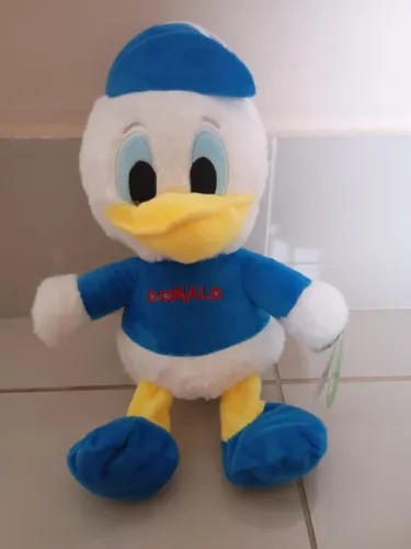 Boneco pato donald de pelúcia 29cm disney