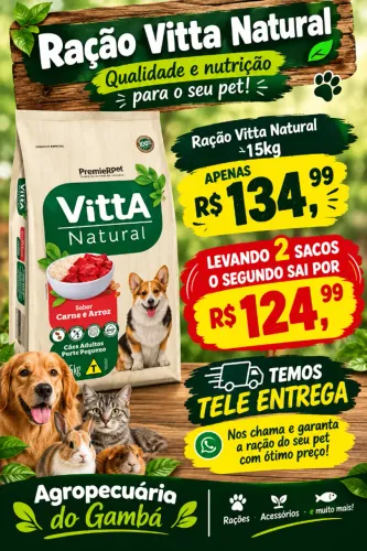 Promoção de rações para cachorro 