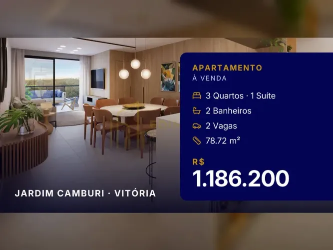 Viva com Estilo: Apartamento Moderno em Jardim Camburi, Lúmea Camburi