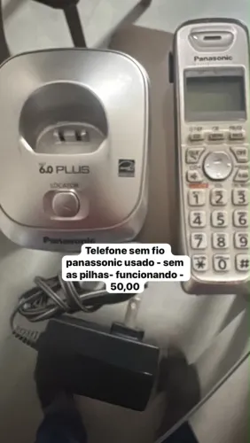 Telefone sem fio pamassonic
