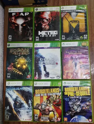 Jogos Xbox 360 originais - R$ 60,00 cada