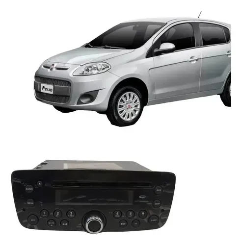Rádio Cd Player Fiat Palio Attractive 12/13/14/15/16/17 Mp4762