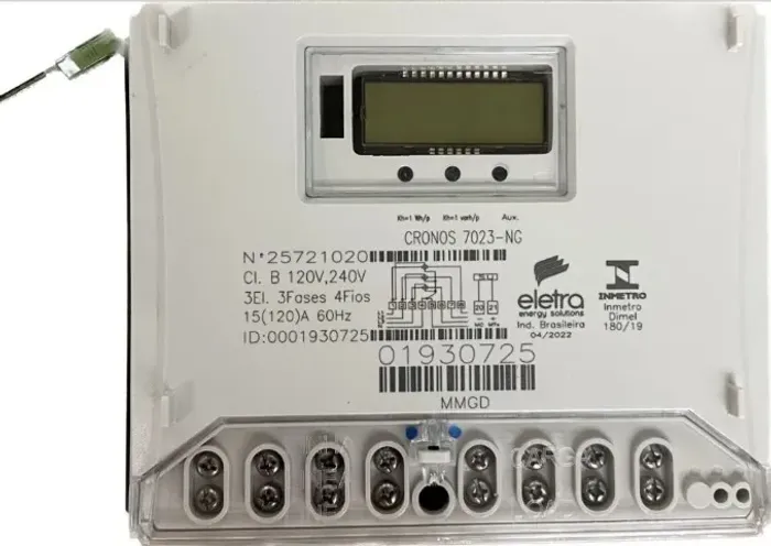Medidor Energia Eletra Cronos 7023 Trifásico Bidirecional