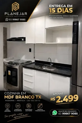 Cozinha projetada 